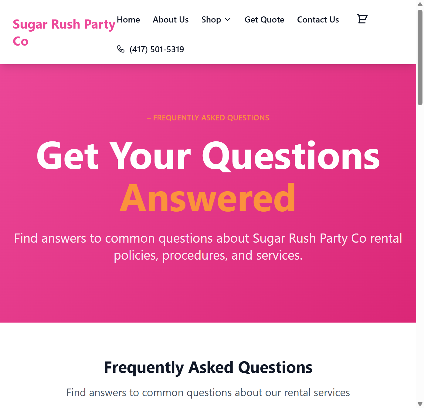 Sugar Rush Party Co gallery 10